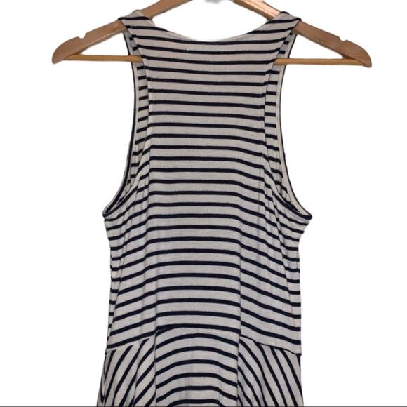 😊 3/$30 Maurices dress black & white stripes sleeveless Sz XS has POCKETS - Picture 3 of 12